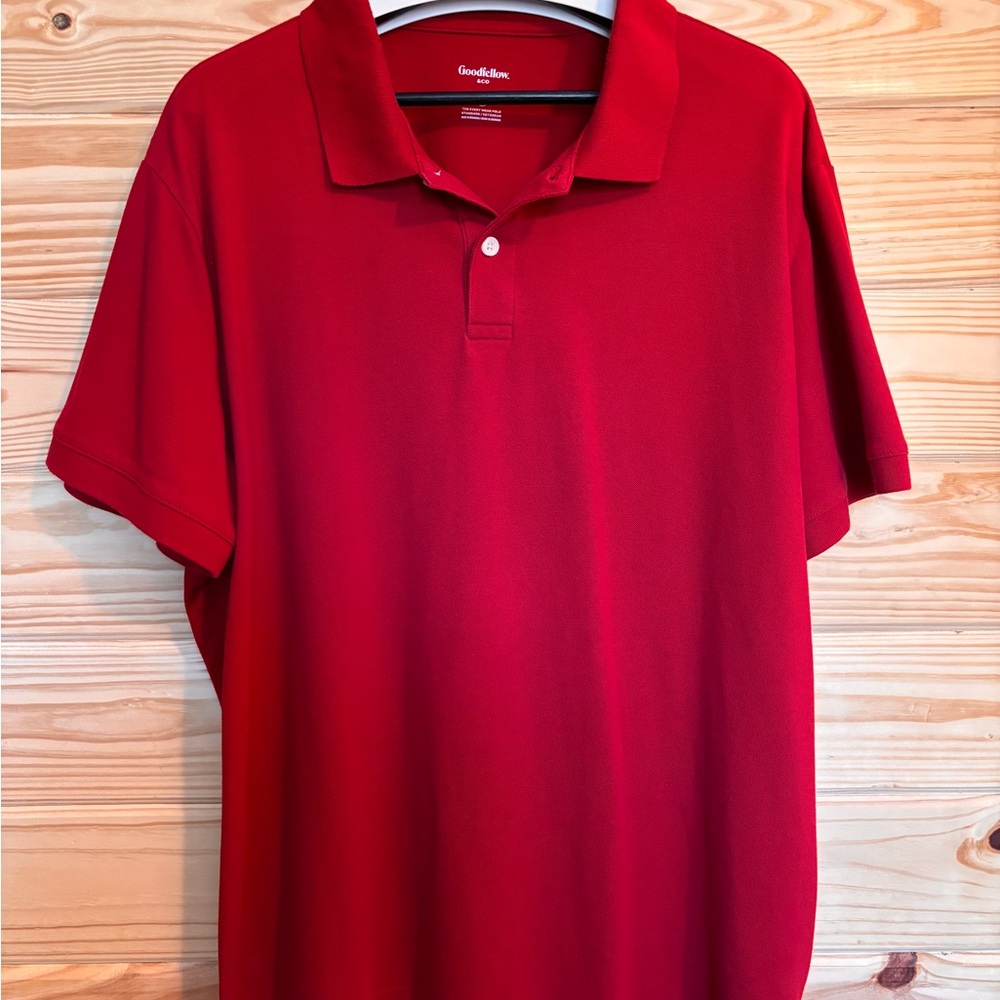 Goodfellow & Co Men's Red Polo Shirt